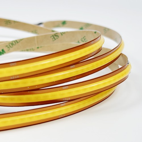 5m 10W/m FreeCut COB Varm hvit LED-strip - 12V DC, ingen klippeavstand