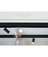 SHIFT Spot M - lys 44x157x178mm, 10W, 24°, svart, DALI
