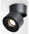 Vero 10W LED påbygningsspot i sort - RA98, dimbar, roterbar
