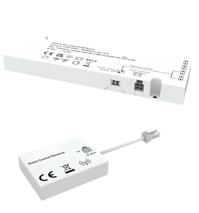 LEDlife Møbelspot Zigbee strømforsyning 60W - For Sono og Reco møbelspot, Hue kompatibel, RF, maks. 6 spot, inkl. fjernkontroll