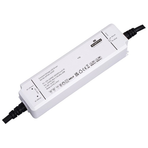 Vanntett 60W strømforsyning - Snappy, 24V DC, 2,5A, IP67 vanntett