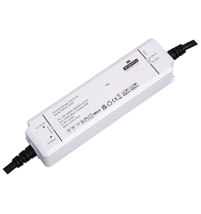 Vanntett 60W strømforsyning - Snappy, 24V DC, 2,5A, IP67 vanntett
