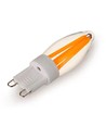 10 stk. G9 2W dimbare pærer - 2700K, Filament LED