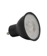 GU10 6W dimbar LUX6 LED-spot - RA 97, Sort