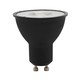 GU10 6W dimbar LUX6 LED-spot - RA 97, Sort