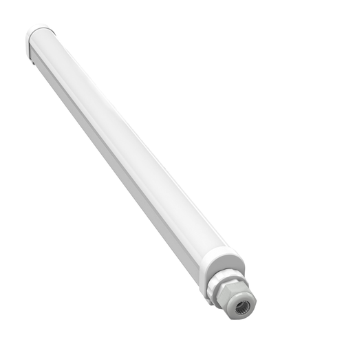 60 cm armatur - 18W, 130lm/W, gjennomkoblet, IP65