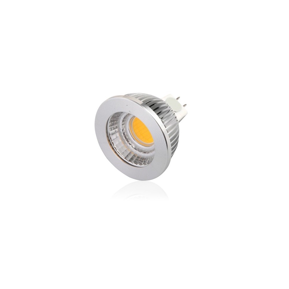 COB5 LED spotpære - 4.5W, dimbar, 12V, MR16 / GU5.3 - Dimbar : Dimbar, Kulør : Varm