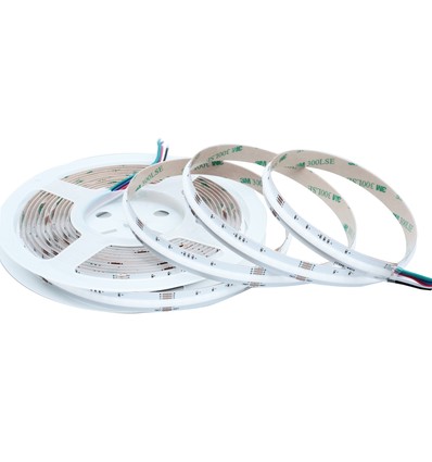 5m 20W/m RGB+WW COB-LED-strip - 24V DC, IP20, 784 LED pr. meter, COB LED