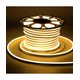 Varm hvit 8x16 CLIP-ON Neon Flex LED - 9W per meter, IP67, 230V