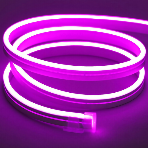 Lilla 8x16 CLIP-ON Neon Flex LED - 8W per meter, IP67, 24V