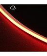 Rød 8x16 CLIP-ON Neon Flex LED - 8W per meter, IP67, 24V