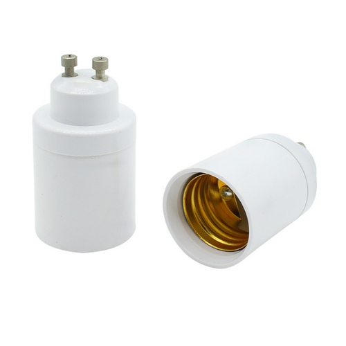 Outlet: GU10 til E27 adapter