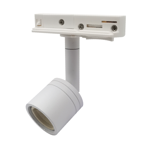 1-faset GU10 skinnespot - Hvit, uten lyskilde, 1F3W