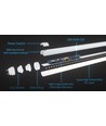 LEDlife T8-120 200lm/w - 10/15W LED rør, roterbar fatning, 120 cm, 5 års garanti