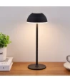 Oppladbar LED bordlampe Innendørs/utendørs - Grå, berøringsdimbar, 3i1, IP54 utendørs
