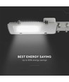 V-Tac 30W LED gatelys - Ø50/Ø60mm, Samsung chip, IP65, grått hus