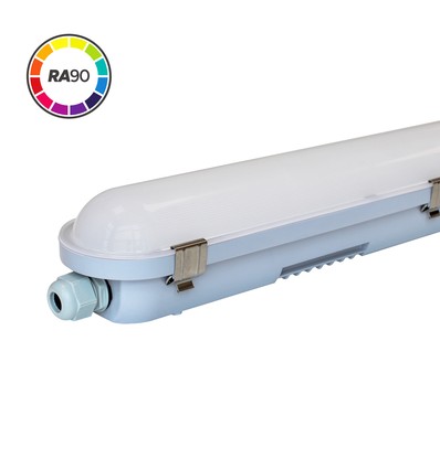 150cm 60W armatur HiCRI, gjennomgangskoblet - IP65, RA90, flimmerfri