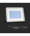 200W projektør - Samsung chip, 1m kabel, 4000K, svart hus, grått glass.