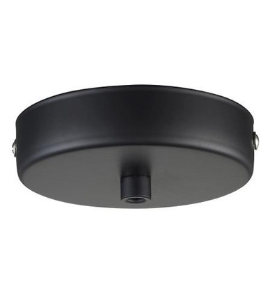 Halo Design - Ø10 Rosett for 1 lampe - sort