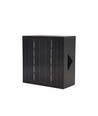 Solcelle vegglampe - IP54, sort, roterbar, firkantet, skumringssensor