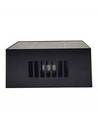 Solcelle vegglampe med justerbar lyseffekt - IP54, sort, roterbar, firkantet, skumringssensor