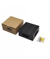 Solcelle sensor vegglampe - Svart, roterbar, firkantet, skumringssensor, IP65