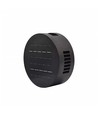 Solcelle sensor vegglampe - Svart, rund, justerbar spredning skumringssensor, IP54