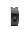 Solcelle sensor vegglampe - Svart, rund, justerbar spredning skumringssensor, IP54