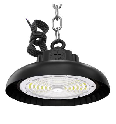 100W Solara 2 LED high bay - 210lm/w, IP65, Philips driver, 0-10V dimbar, 5 års garanti