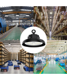 100W Solara 2 LED high bay - 210lm/w, IP65, Philips driver, 0-10V dimbar, 5 års garanti