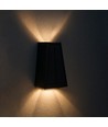Solcelle sensor vegglampe - Sort, opp/ned, skumringssensor, IP54