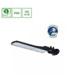 50W LED gatelys - Skumringssensor, Ø60 mm, IP65, svart, 230V