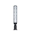 50W LED gatelys - Skumringssensor, Ø60 mm, IP65, svart, 230V
