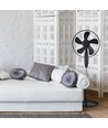 55W Stålvifte - med 410mm rundfot, 4 knapper, 5 blader (16 tommer)
