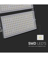 500W LED lyskaster - Super High Power, 1m kabel, Samsung-chip, 4000K, sort hus, IP65, 135lm/W