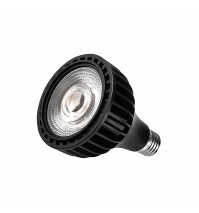 E27 30W PAR38 vekstpære - Fullspektrum, 55 graders spredning