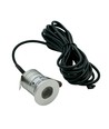 Badstue downlight - 24V DC, RA93, 1,1W, 3m ledning, Hull: Ø3 cm, Mål: Ø3,5 cm