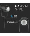 12W LED hagelampe - grønn, svart hus