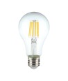 E27 10W LED filament pære - A60, klart glass, 1055lm, 4000K