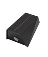 Solcelle sensor vegglampe - Sort, opp/ned, skumringssensor, IP54