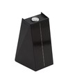 Solcelle sensor vegglampe - Sort, opp/ned, skumringssensor, IP54