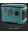 Powerstation 568Wh - 500W, med strømuttak, 1x 230V AC output