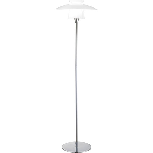 Halo Design - Scandinavia gulvlampe Ø40, opal / krom