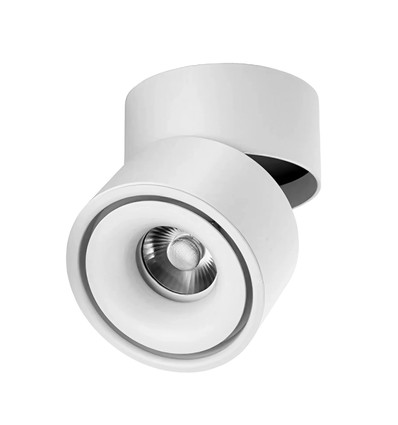 Vero 10W LED påbygningsspot – RA98, dimbar, hvit