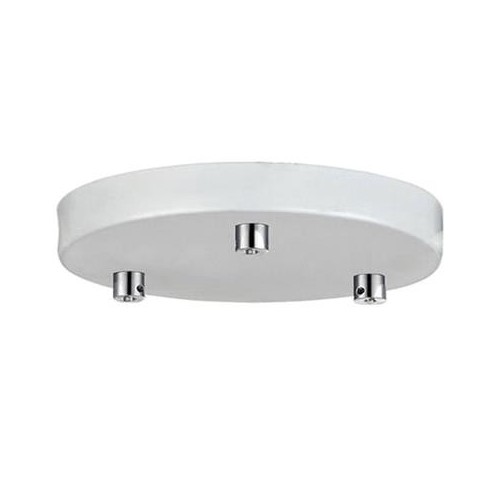 Halo Design - Ø22 Rosett for 3 lamper - hvit