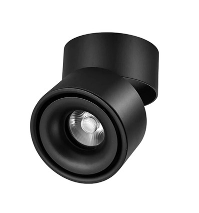 Vero 10W LED påbygningsspot - RA98, dimbar, sort