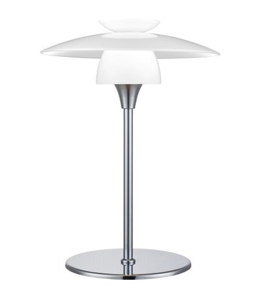 Halo Design - Scandinavia Bordlampe Ø20cm, opal / krom