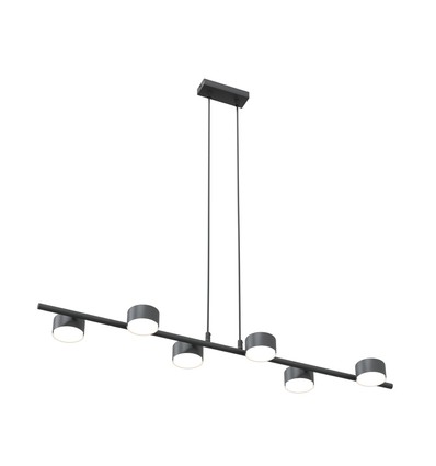 Sora 6 Sort pendellampe - GX53, 230V, uten lyskilde