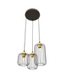 Vander 3PREM Sort/Gull pendellampe - Ø16 cm, E27, 230V, uten lyskilde
