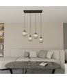Verdi 4 Sort/Grafitt pendellampe - Ø15 cm, E27, 230V, uten lyskilde